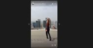 Lindsay Brewer in Qatar | Image via Instagram story/@lindsaymariebrewer